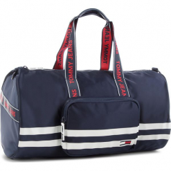 Torba TOMMY JEANS - Tj Varsity Duffle AU0AU00241 496. Niebieskie torebki klasyczne damskie Tommy Jeans, z jeansu. Za 549,00 zł.