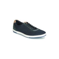 Buty Base London HUSTLE MESH. Niebieskie trampki męskie marki Base London, bez wzorów, z meshu, bez zapięcia. Za 329,00 zł.