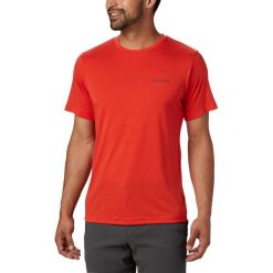 Koszulka Columbia Maxtrail™ SS Logo Tee 1883433845. Czerwone koszulki męskie Columbia, s, bez wzorów, bez kołnierzyka, bez rękawów. Za 126,99 zł.