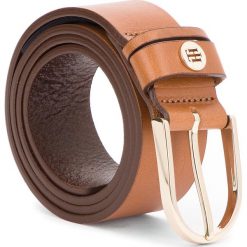 Pasek Damski TOMMY HILFIGER - Classic Belt 3.5 AW0AW05885 75 262. Brązowe paski damskie TOMMY HILFIGER, w paski, ze skóry. Za 229,00 zł.