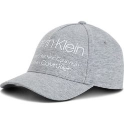 Czapka z daszkiem CALVIN KLEIN - Industrial Pique' Baseball Cap K50K504473 910. Szare czapki z daszkiem damskie marki Calvin Klein, bez wzorów, z bawełny. Za 179,00 zł.