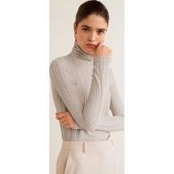 Mango - Bluzka Toc. Szare bluzki damskie marki Mango, s, z poliesteru. Za 79,90 zł.