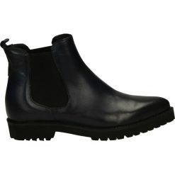 Sztyblety - ALEX-3 SAV BL. Czarne botki damskie skórzane marki Venezia. Za 229,00 zł.