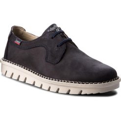 Półbuty CALLAGHAN - Volga 14500 Azul. Niebieskie derby męskie Callaghan, z materiału. W wyprzedaży za 319,00 zł.