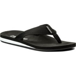 Japonki KAPPA - Amphib 240691 Black/White 1110. Czarne klapki męskie Kappa, bez wzorów, z tworzywa sztucznego. Za 69,00 zł.