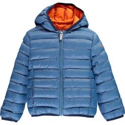 Brums - Kurtka dziecięca 98-122 cm. Niebieskie kurtki chłopięce Brums, bez wzorów, z tkaniny, krótkie, z kapturem. W wyprzedaży za 149,90 zł.