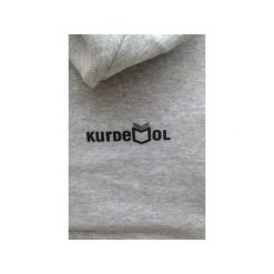 W poszukiwaniu straconego czasu. Szare bluzy męskie Kurdemol, l, bez wzorów, z dresówki, z dekoltem na plecach, bez rękawów, z kapturem. Za 185,00 zł.