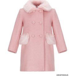 Płaszczyk Baby Pink. Różowe płaszcze dziewczęce marki Pakamera, na zimę, z wełny. Za 250,00 zł.