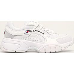 Tommy Jeans - Buty. Różowe buty sportowe damskie Tommy Jeans, bez wzorów, z jeansu, sportowe. Za 539,90 zł.