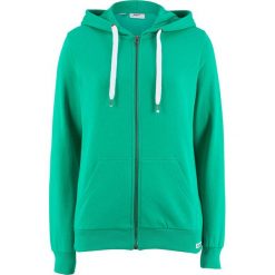 Bluza rozpinana bonprix szmaragdowy. Zielone bluzy rozpinane damskie bonprix. Za 59,99 zł.