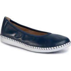 Baleriny CAPRICE - 9-22154-24 Ocean Softnap. 814. Niebieskie baleriny damskie Caprice, bez wzorów, ze skóry, bez obcasa. Za 229,00 zł.