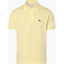Lacoste - Męska koszulka polo, żółty. Żółte koszulki męskie marki Lacoste, s, z aplikacjami, z bawełny, klasyczne, polo, bez rękawów. Za 399,95 zł.