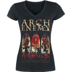 Bluzki damskie: Arch Enemy As The Stages Burn Koszulka damska czarny