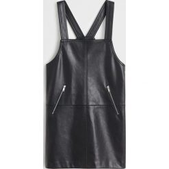 Mango Kids - Sukienka Annie 110-164 cm. Czarne sukienki dziewczęce Mango Kids, bez wzorów, z poliesteru, casualowe, bez rękawów, proste. W wyprzedaży za 69,90 zł.