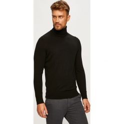 Tommy Hilfiger Tailored - Sweter. Czarne swetry męskie Tommy Hilfiger Tailored, xl, bez wzorów, z wełny. Za 549,90 zł.