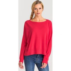 SWETER TWINSET. Pomarańczowe swetry damskie Twinset, s, bez wzorów, z wełny, bez rękawów, bez kaptura. Za 879,00 zł.