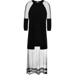 McQ Alexander McQueen HYBRID Długa sukienka darkest black. Czarne sukienki damskie marki McQ Alexander McQueen, m, bez wzorów, z bawełny, wizytowe, bez kołnierzyka, z długim rękawem, długie, maxi. W wyprzedaży za 883,60 zł.
