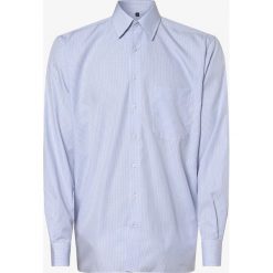 Eterna Comfort Fit - Koszula męska – niewymagająca prasowania, niebieski. Niebieskie koszule męskie Eterna Comfort Fit, m, w kratkę, eleganckie, z klasycznym kołnierzykiem, bez rękawów. Za 179,95 zł.