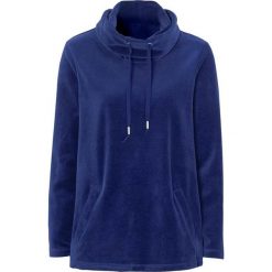 Cellbes Bluza welurowa denim blue female niebieski 46/48. Niebieskie bluzy damskie Cellbes, bez wzorów, z weluru, z długim rękawem, długie, bez kaptura. W wyprzedaży za 99,00 zł.