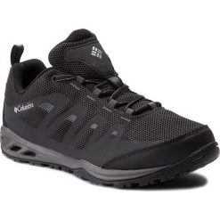 Trekkingi COLUMBIA - Vapor Vent BM4524 Black/White 010. Czarne trapery męskie Columbia, ze skóry ekologicznej, bez zapięcia, trekkingowe. W wyprzedaży za 259,00 zł.