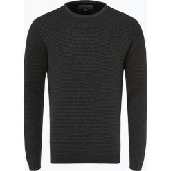 Finshley & Harding - Sweter męski, szary. Czarne swetry klasyczne męskie marki Finshley & Harding, w kratkę. Za 179,95 zł.