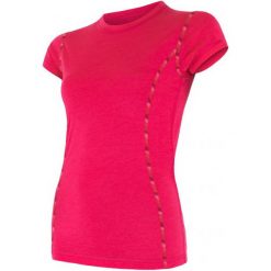 Topy sportowe damskie: Sensor Koszulka Termoaktywna Merino Air W Magenta Xl