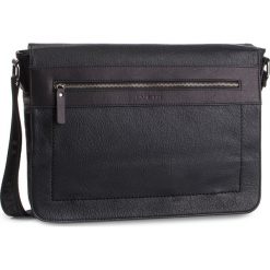 Torba na laptopa LANETTI - RM0877 Black. Czarne torby męskie skórzane Lanetti, bez wzorów, ze skóry ekologicznej, młodzieżowe. Za 149,99 zł.