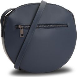 Torebka CREOLE - K10571 Granat. Niebieskie listonoszki damskie Creole, ze skóry. Za 209,00 zł.