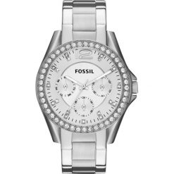 Fossil RILEY Zegarek silvercoloured. Różowe zegarki damskie marki Fossil, szklane. Za 419,00 zł.