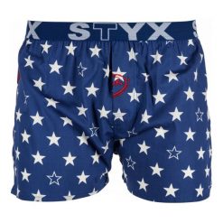 Bokserki męskie: Styx Bokserki Męskie M, Ciemnoniebieski