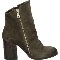 Botki - 1997A13 DOR-T. Szare botki damskie zamszowe marki Venezia. Za 289,00 zł.