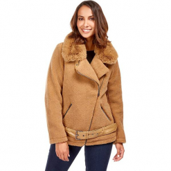 Kurtka zimowa w kolorze beżowym. Brązowe kurtki damskie zimowe marki Snowie Collection, s. W wyprzedaży za 227,95 zł.