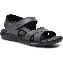 Sandały LASOCKI FOR MEN - MI18-BOOGIE-01 Navy. Niebieskie klapki męskie Lasocki For Men, bez wzorów, ze skóry. Za 119,99 zł.