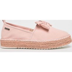 Big Star - Espadryle. Różowe espadryle damskie BIG STAR, bez wzorów, z materiału, bez obcasa, na obcasie. W wyprzedaży za 59,90 zł.