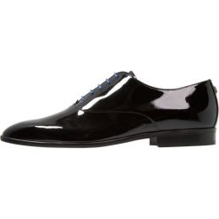 Azzaro ROSINO Eleganckie buty nior. Czarne buty wizytowe męskie Azzaro, z materiału, na sznurówki. Za 669,00 zł.
