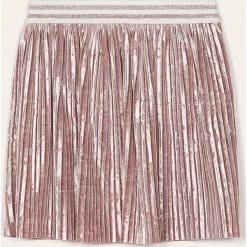 Blukids - Spódnica dziecięca 98-134 cm. Różowe spódniczki dziewczęce Blukids, bez wzorów, z elastanu, mini, rozkloszowane. W wyprzedaży za 59,90 zł.