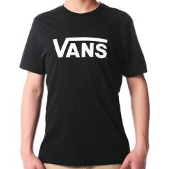Vans Ap M Flying VS Tee VN0001O8BLK. Czarne t-shirty męskie Vans, m, bez wzorów, z bawełny, bez kołnierzyka. W wyprzedaży za 89,99 zł.