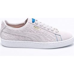 Puma - Buty Suede Classic Seoul. Szare buty sportowe męskie marki Puma, ze skóry, na sznurówki. W wyprzedaży za 269,90 zł.