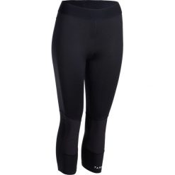 Legginsy 3/4 Do Gry W Koszykówkę Damskie. Czarne legginsy damskie TARMAK, s, bez wzorów, z elastanu. Za 59,99 zł.