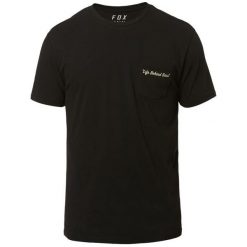 FOX T-Shirt Męski Resin Ss Airline Tee M Czarny. Czarne koszulki męskie marki FOX, m, z nadrukiem, z dekoltem na plecach. Za 133,00 zł.