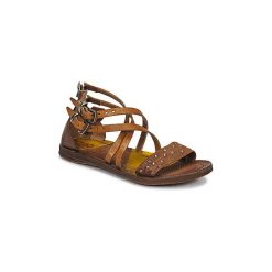 Sandały Airstep / A.S.98 RAMOS CLOU. Pomarańczowe sandały damskie marki Airstep / A.S.98, bez wzorów, bez obcasa, bez zapięcia. Za 639,00 zł.