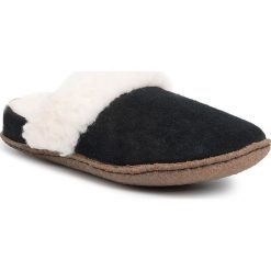 Kapcie SOREL - Nakiska Slide II NL3655 Black/Natural 010. Czarne klapki damskie Sorel, bez wzorów, ze skóry, bez obcasa. W wyprzedaży za 179,00 zł.