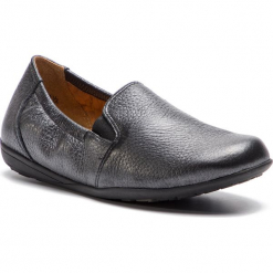 Półbuty CAPRICE - 9-24201-21 Black Met.deer 099. Czarne półbuty damskie skórzane Caprice, na płaskiej podeszwie. Za 259,90 zł.