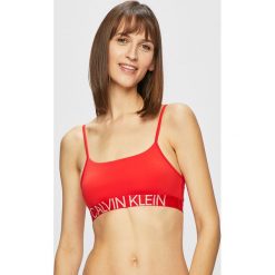 Calvin Klein Underwear - Biustonosz kąpielowy. Czerwone stroje kąpielowe damskie Calvin Klein Underwear, s, bez wzorów, z elastanu. W wyprzedaży za 99,90 zł.