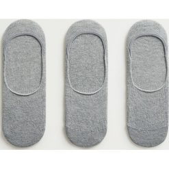 Mango Man - Skarpety (3 pack). Szare skarpetki męskie Mango Man, bez wzorów, z elastanu. Za 49,90 zł.