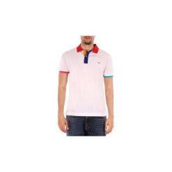 Koszulki polo z krótkim rękawem Harmont Blaine POLO CONTRASTI. Białe koszulki męskie Harmont Blaine, xl, bez wzorów, polo, z krótkim rękawem, krótkie. Za 588,87 zł.