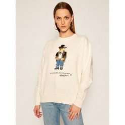 Bluza Polo Ralph Lauren 211800245001. Białe bluzy damskie Polo Ralph Lauren, xl, bez wzorów, bez rękawów, bez kaptura. Za 899,00 zł.