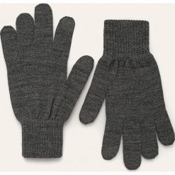 Levi's - Rękawiczki. Szare rękawiczki męskie z elastanu. W wyprzedaży za 59,90 zł.