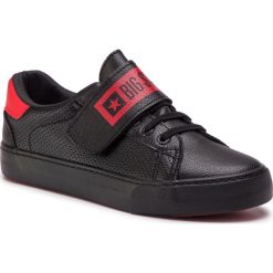 Sneakersy BIG STAR - DD274391 Black. Czarne półbuty damskie marki BIG STAR, na co dzień, bez wzorów, ze skóry ekologicznej, retro, bez obcasa, na płaskiej podeszwie, bez zapięcia. Za 99,00 zł.