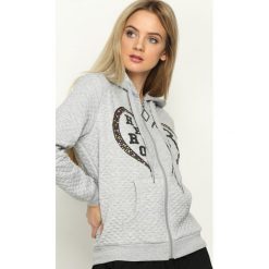 Bluzy damskie: Szara Bluza Hero Lover